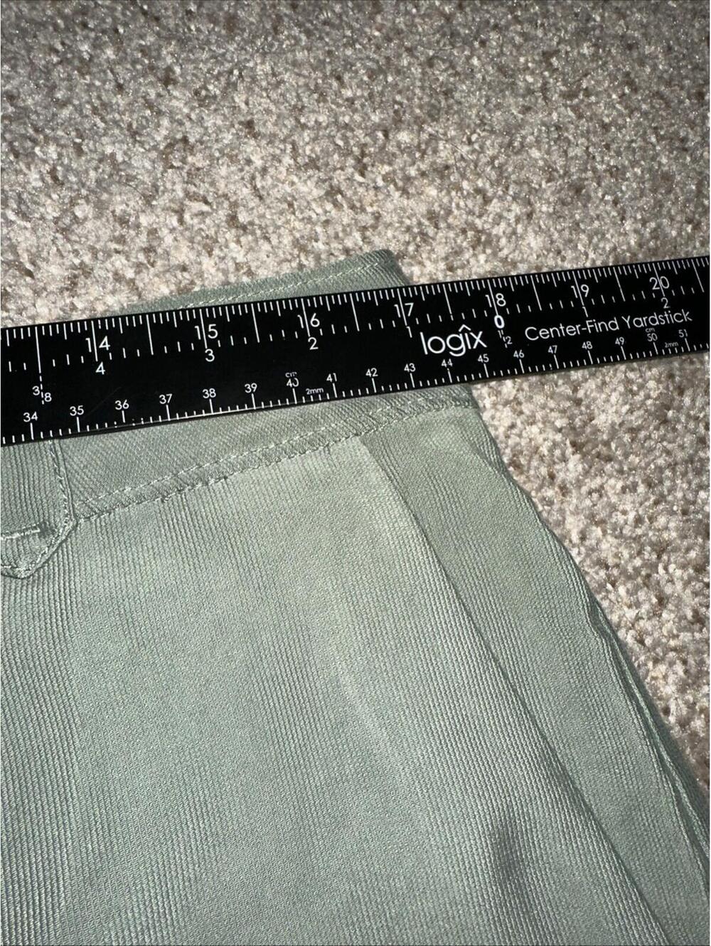 Paige Becca Straight Cargo Pants Size 10 Fatigue Green Lightweight High Waist - Picture 5 of 7
